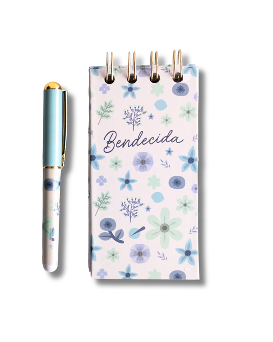 Set de libreta con lapicero| Bendecida