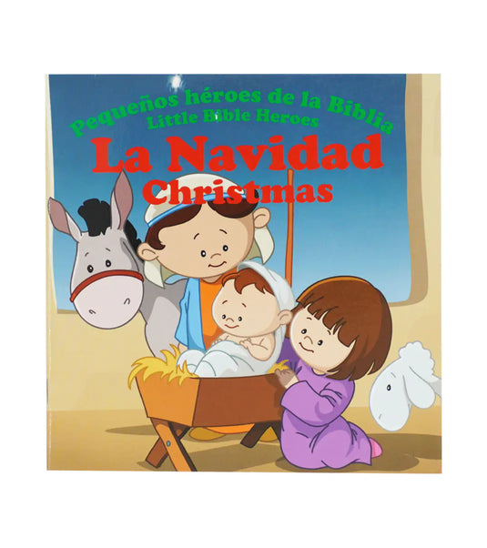 Libro Bilingüe La Navidad- Christmas (Pequeños héroes de la Biblia)