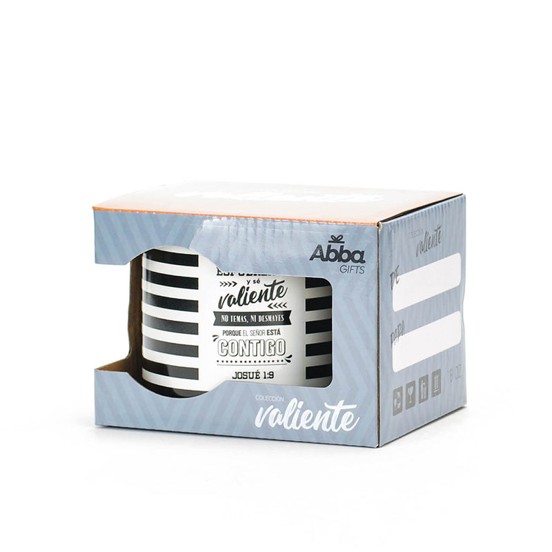 Cargue la imagen en el visor de la galería, Taza Esfuérzate y sé valiente.
