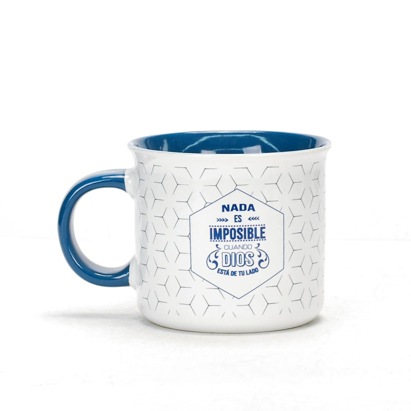 Cargue la imagen en el visor de la galería, Taza Nada es imposible para Dios
