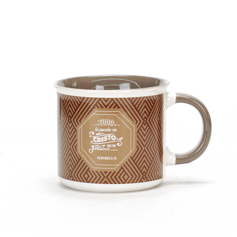 Cargue la imagen en el visor de la galería, Taza Todo lo puedo en Cristo
