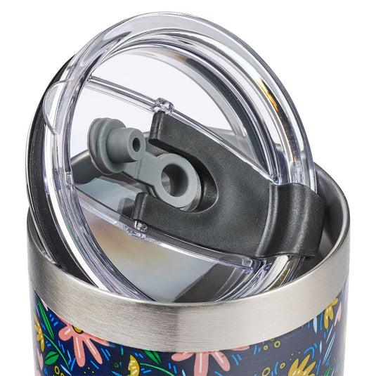 Vaso térmico de acero inoxidable con pajilla "Everything Beautiful" – Eclesiastés 3:11