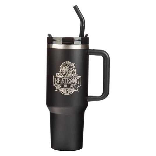 Vaso térmico de acero inoxidable con pajilla 