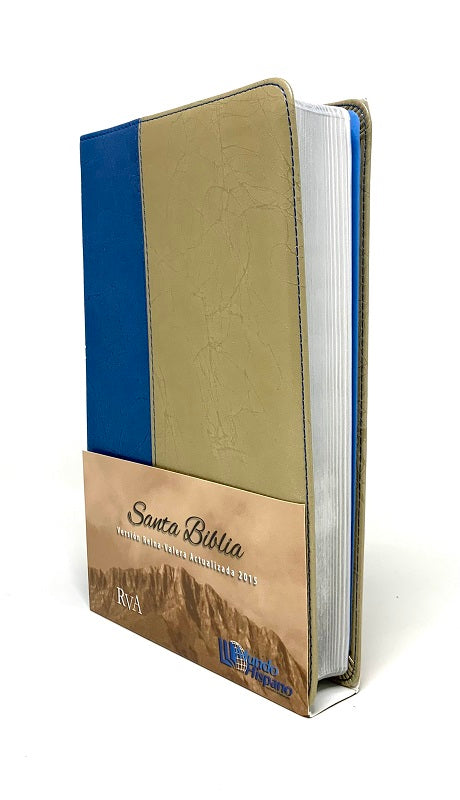 Cargue la imagen en el visor de la galería, Biblia Reina Valera Actualizada 2015, dos tonos piel europea
