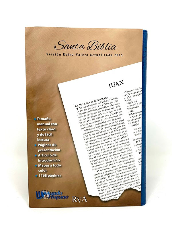Cargue la imagen en el visor de la galería, Biblia Reina Valera Actualizada 2015, dos tonos piel europea

