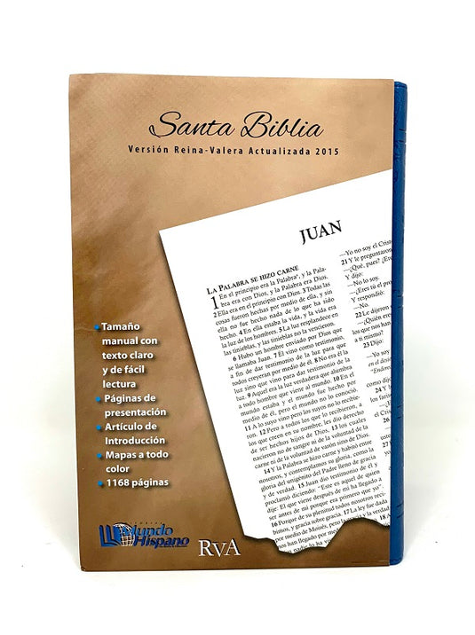 Biblia Reina Valera Actualizada 2015, dos tonos piel europea