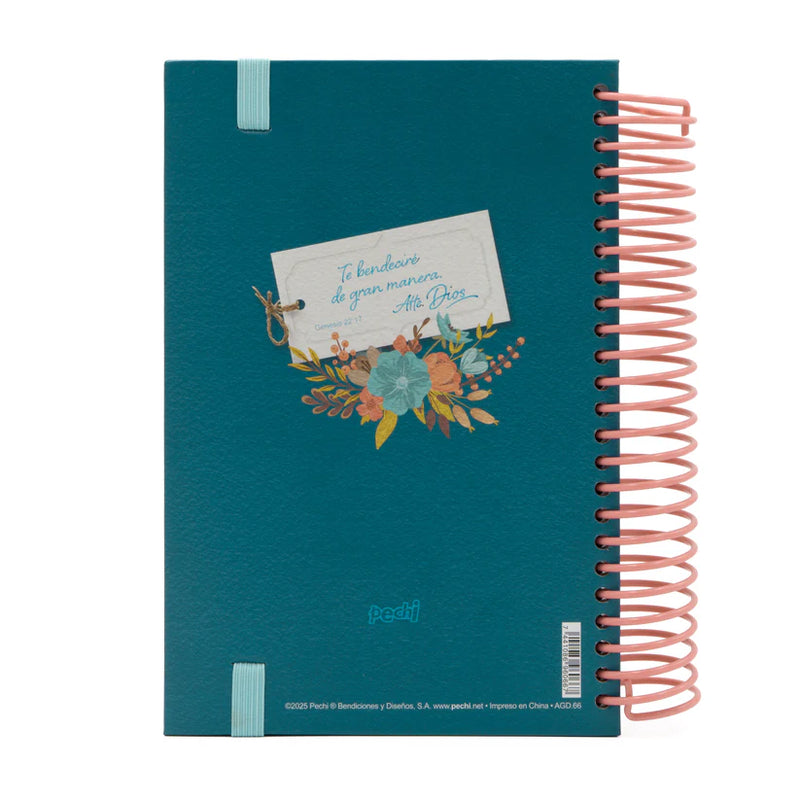 Cargue la imagen en el visor de la galería, Agenda espiral Rodeada de Bendiciones
