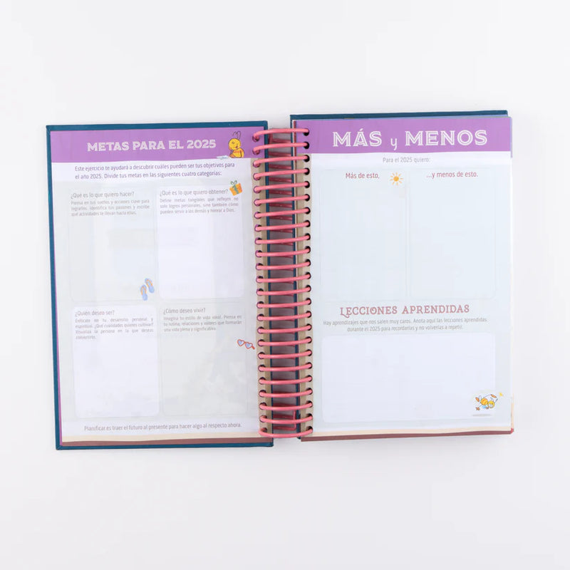 Cargue la imagen en el visor de la galería, Agenda espiral Dios Conmigo
