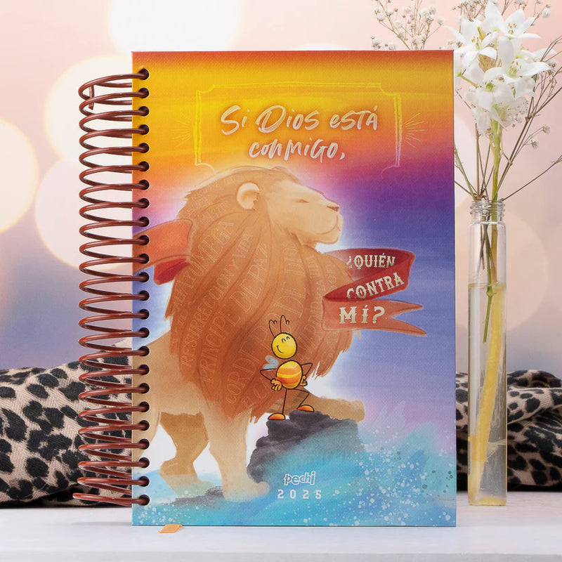 Cargue la imagen en el visor de la galería, Agenda espiral Dios Conmigo
