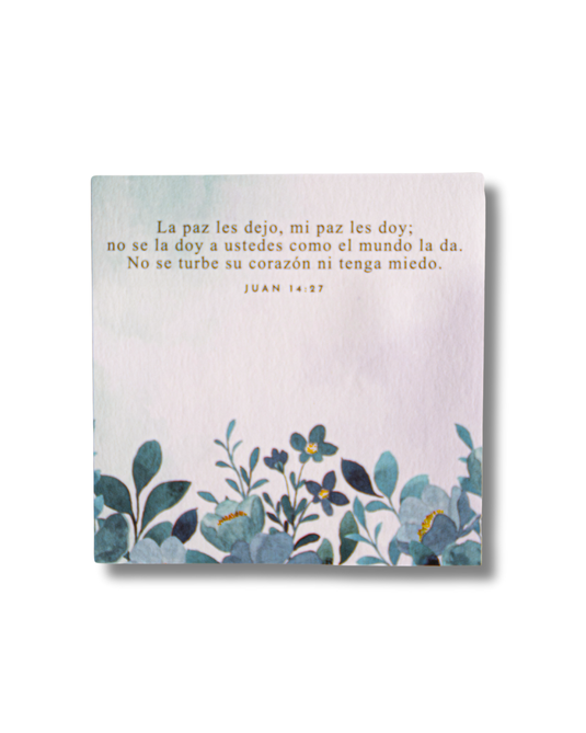 Notas adhesivas "Paz"