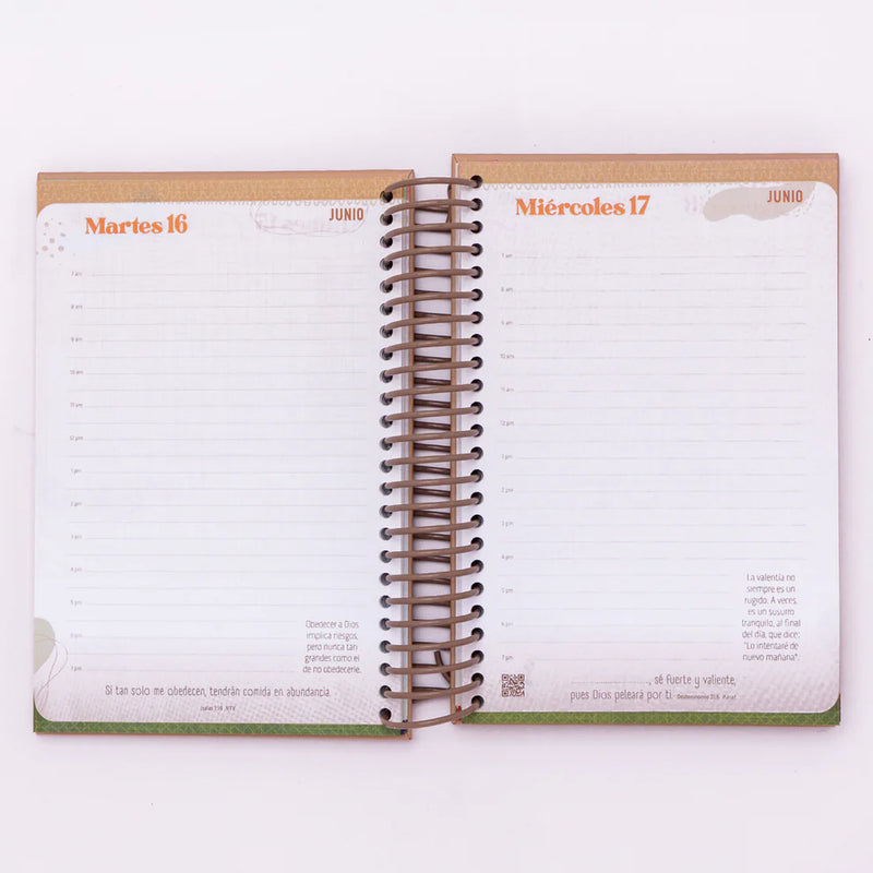 Cargue la imagen en el visor de la galería, Agenda Pechi espiral Pajaritos
