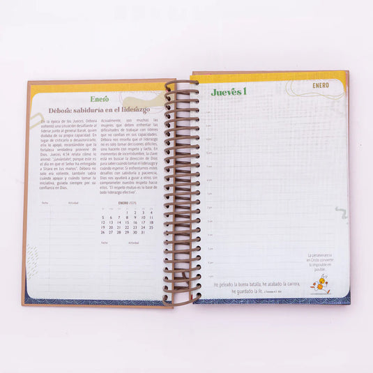 Agenda Pechi espiral Mariposa