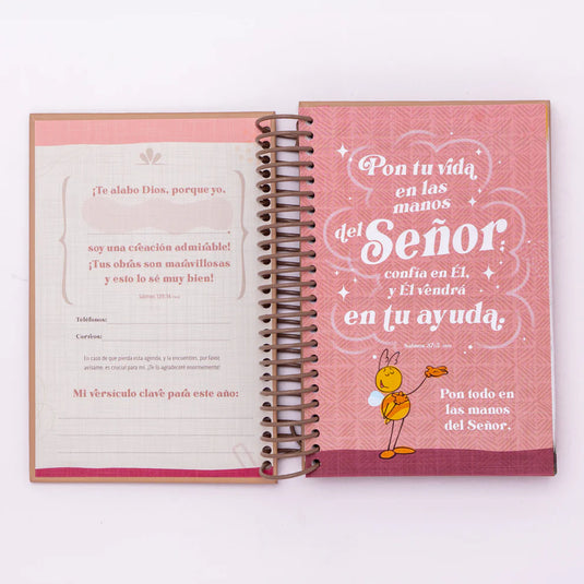 Agenda Pechi espiral Mariposa