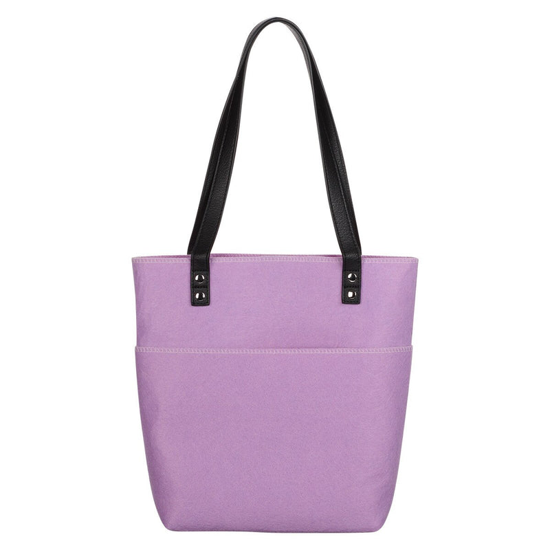 Cargue la imagen en el visor de la galería, Bolso Tote "Be Still and Know" – Salmo 46:10, lavanda mariposas
