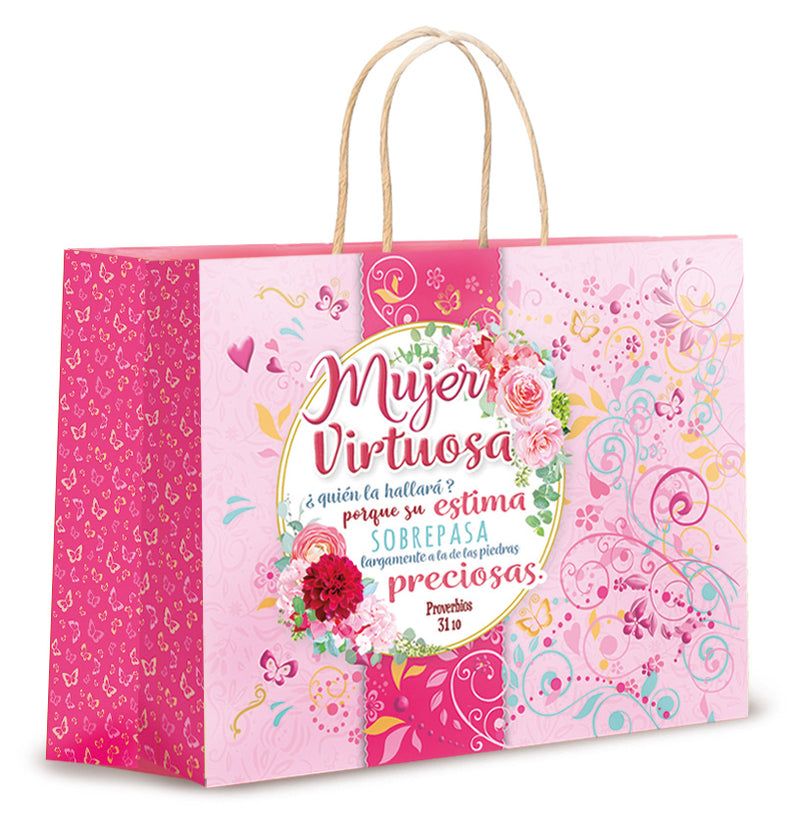 Cargue la imagen en el visor de la galería, Bolsa de regalo mediana- Mujer virtuosa
