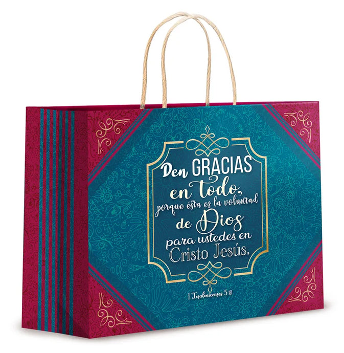 Bolsa de regalo grande- Den gracias