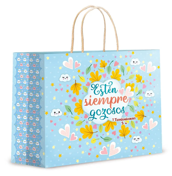 Bolsa de regalo mediana- Siempre gozosos