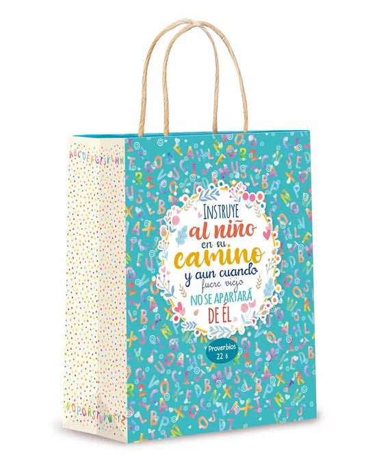 Bolsa de regalo mediana- Instruye al niño