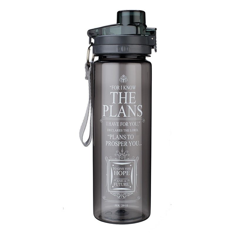 Cargue la imagen en el visor de la galería, Botella de agua "For I Know the Plans I Have for You" – Jeremías 29:11
