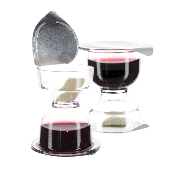 Cargue la imagen en el visor de la galería, World Communion Chalice Concord Grape Juice and Bread - 1000 units
