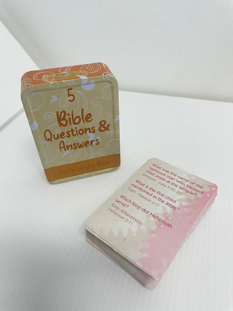 Cargue la imagen en el visor de la galería, Preguntas y respuestas bíblicas- Caja metálica 5: Jóvenes de la Biblia
