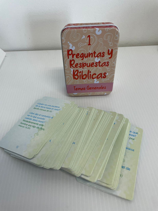 Preguntas y respuestas bíblicas- Caja metálica 1: Temas Generales