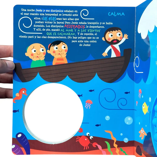 Aventuras bíblicas en el mar. Libro POP-IT (Colección Lee y Juega)