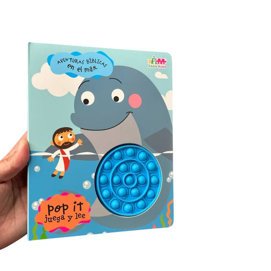 Aventuras bíblicas en el mar. Libro POP-IT (Colección Lee y Juega)