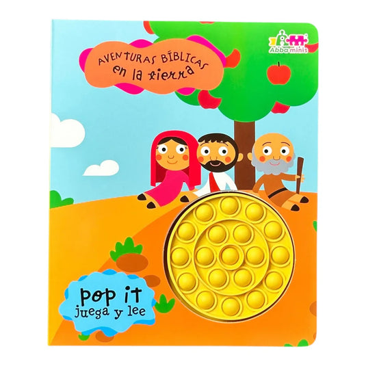 Aventuras bíblicas en la tierra. Libro POP-IT (Colección Lee y Juega)