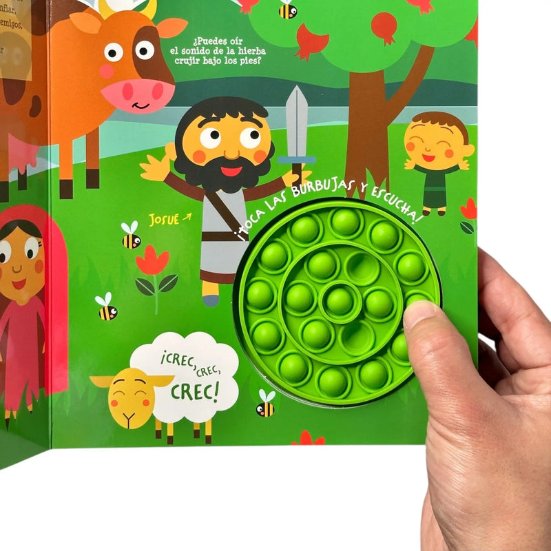 Cargue la imagen en el visor de la galería, Aventuras bíblicas en los jardines. Libro POP-IT (Colección Lee y Juega)
