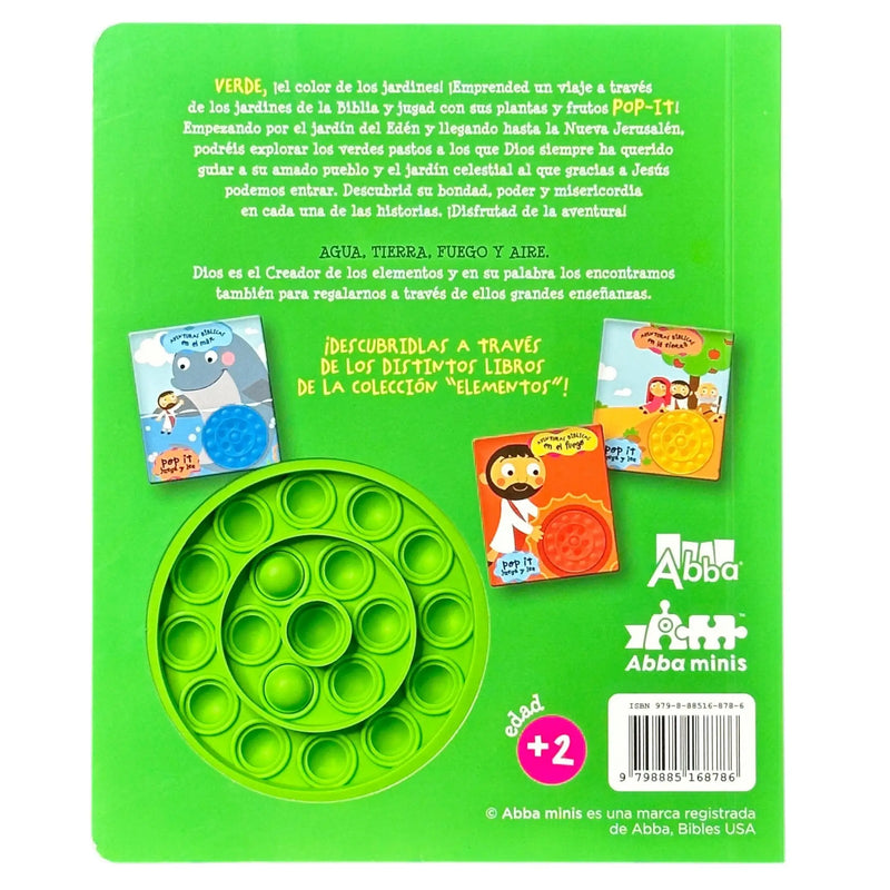 Cargue la imagen en el visor de la galería, Aventuras bíblicas en los jardines. Libro POP-IT (Colección Lee y Juega)

