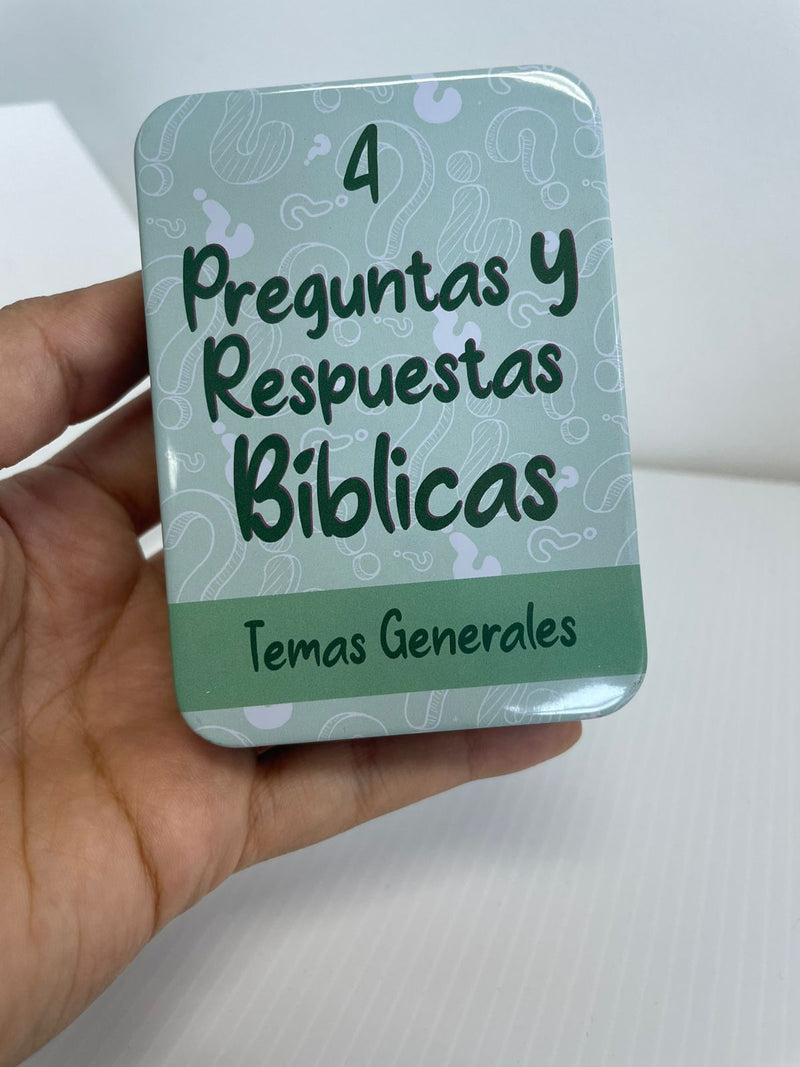 Cargue la imagen en el visor de la galería, Preguntas y respuestas bíblicas- Caja metálica 4: Temas Generales
