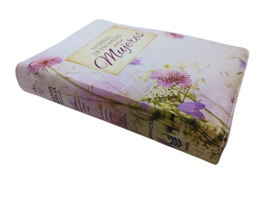 Biblia de Promesas para mujeres RVR 1960, cierre zíper, i/piel floral