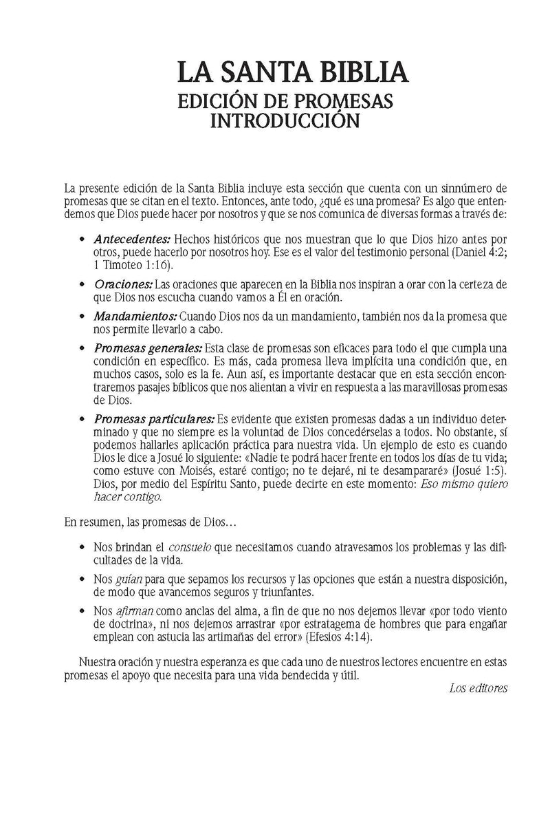 Cargue la imagen en el visor de la galería, Biblia de Promesas RVR 1960, Tapa dura negra
