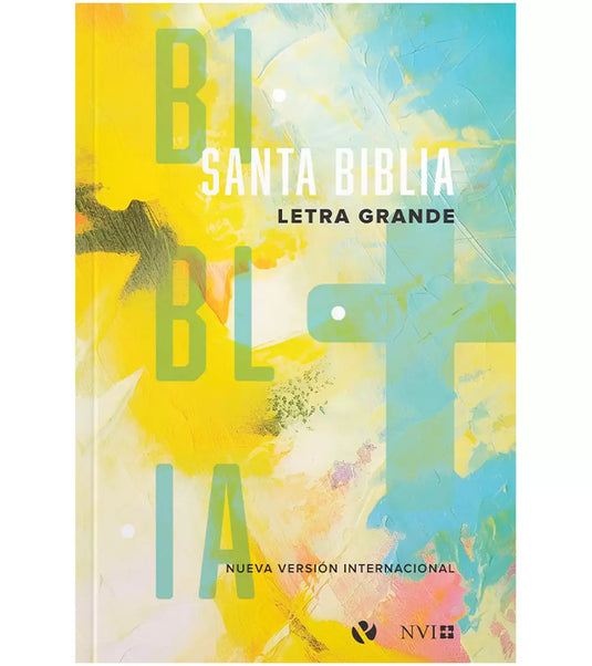 Santa Biblia NVI, Letra Grande, Tapa Rústica Multicolor