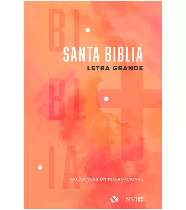 Santa Biblia NVI, Letra Grande, Tapa Rústica Roja