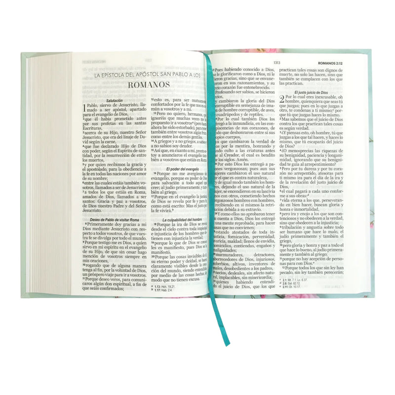 Cargue la imagen en el visor de la galería, Santa Biblia RVR 1960 Flores, Letra Grande
