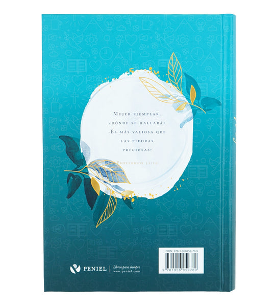 Biblia temas cotidianos para mujeres NVI, Tapa dura turquesa