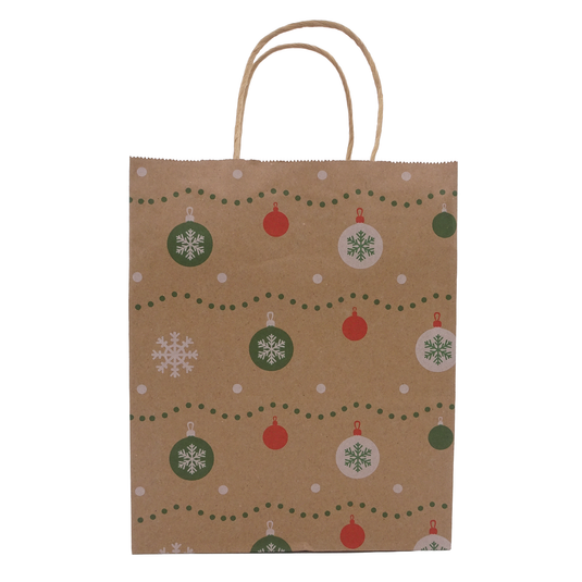 Bolsa de regalo adornos navideños