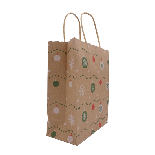 Bolsa de regalo adornos navideños