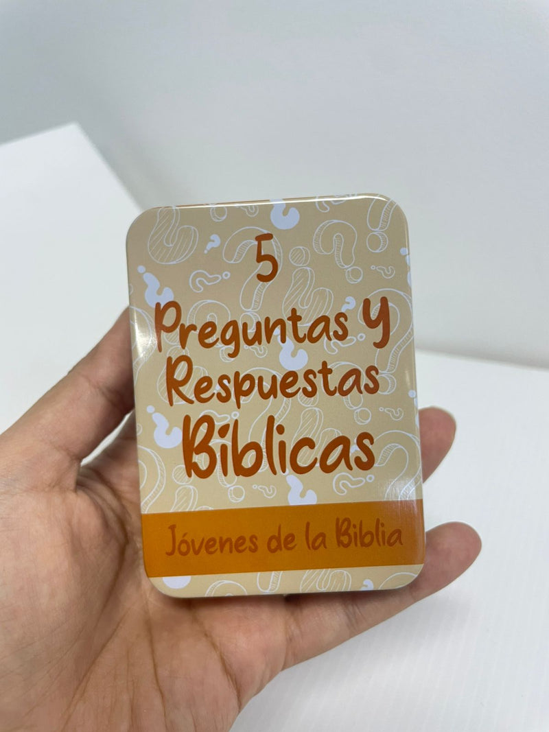 Cargue la imagen en el visor de la galería, Preguntas y respuestas bíblicas- Caja metálica 5: Jóvenes de la Biblia
