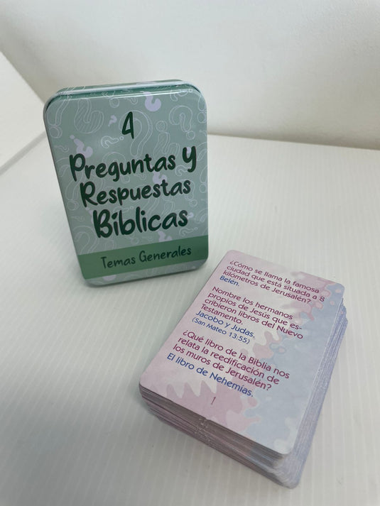 Preguntas y respuestas bíblicas- Caja metálica 4: Temas Generales