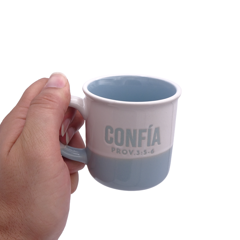 Cargue la imagen en el visor de la galería, Taza pequeña Confía- Colección Gratitud
