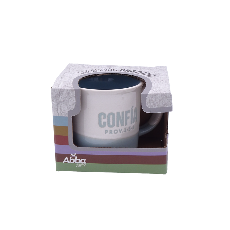 Cargue la imagen en el visor de la galería, Taza pequeña Confía- Colección Gratitud
