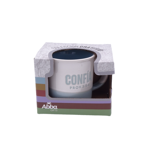 Taza pequeña Confía- Colección Gratitud