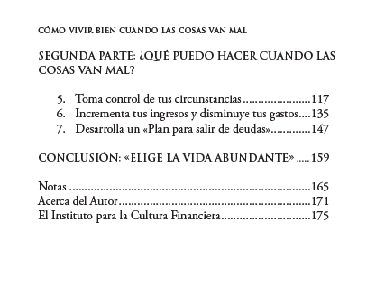 Cómo vivir bien cuando las cosas van mal (Ed. Bolsillo)