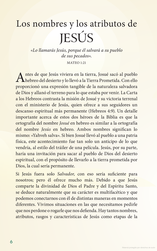 100 nombres y atributos de Jesus: Un devocional diario