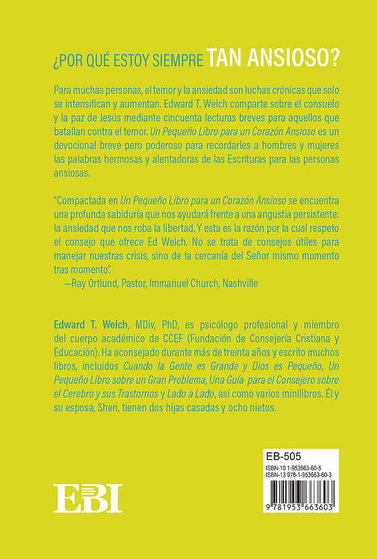 Un pequeño libro para un Corazón Ansioso