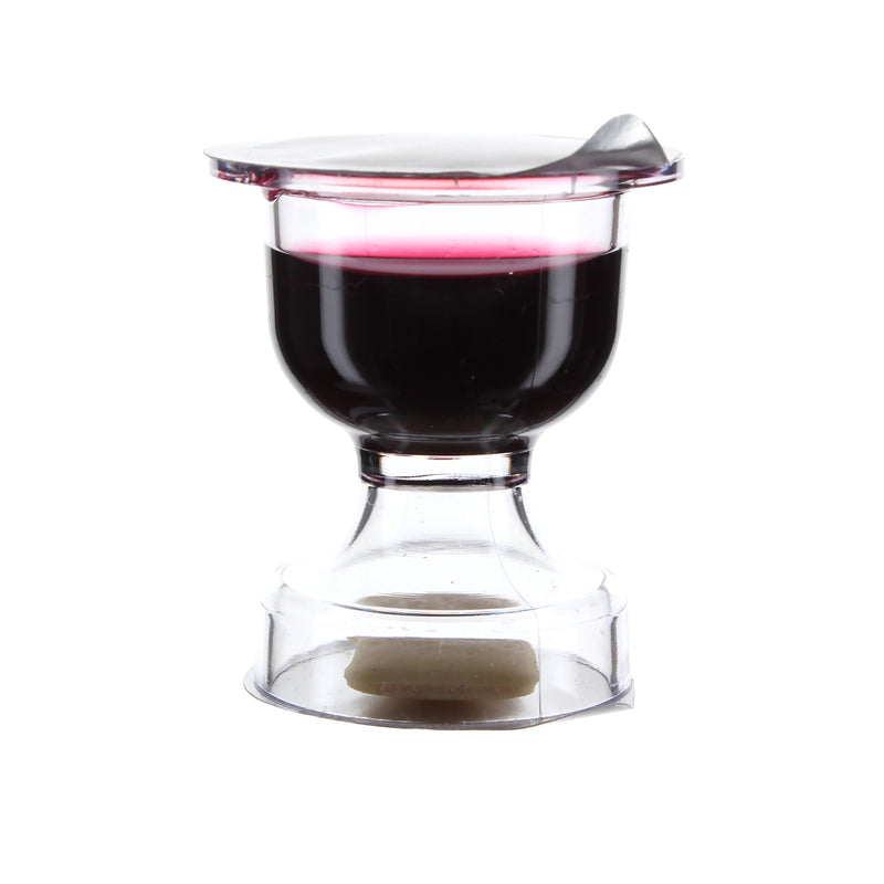 Cargue la imagen en el visor de la galería, World Communion Chalice Concord Grape Juice and Bread - 100 units
