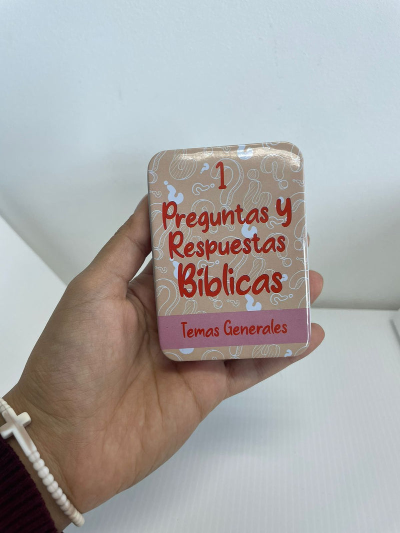 Cargue la imagen en el visor de la galería, Preguntas y respuestas bíblicas- Caja metálica 1: Temas Generales
